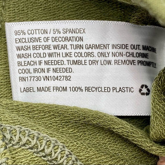 NWT Cat & Jack Army Green Gold Stripe Leggings, 3T - Picture 9 of 10